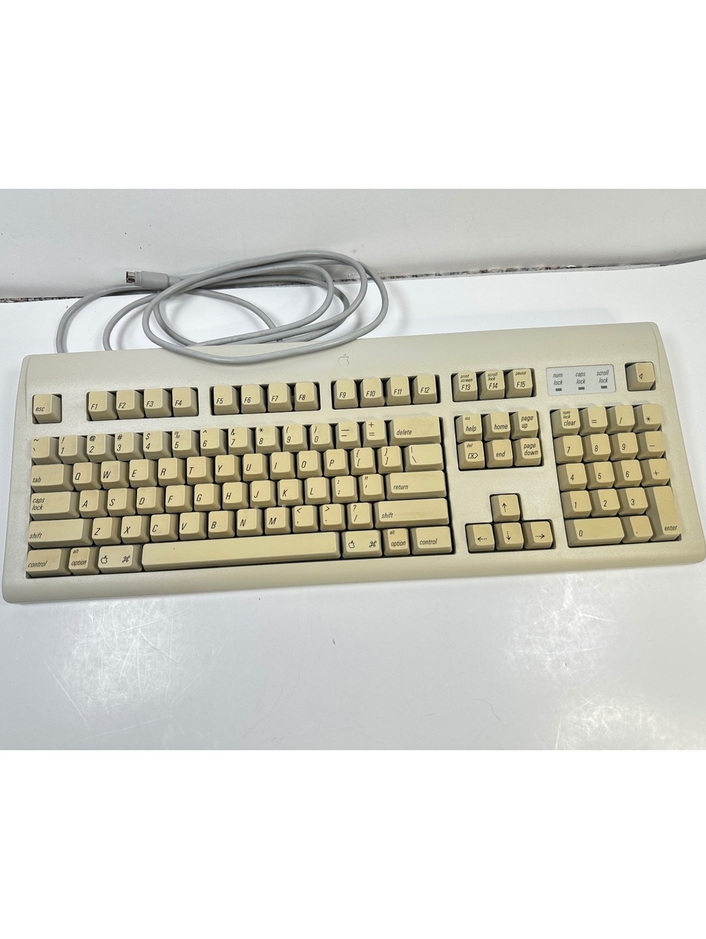 VTG 1994 AppleDesign Keyboard M2980 Wired Macintosh Apple Computer 18”
